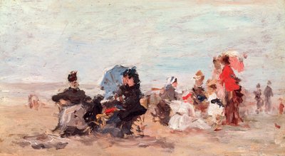 Plage près de Deauville, c.1924 - Eugene Louis Boudin